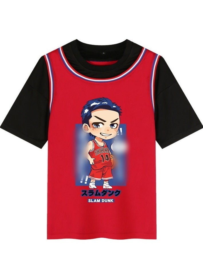 KUYING New Slam Dunk Casual Loose Short Sleeve  - Image 1