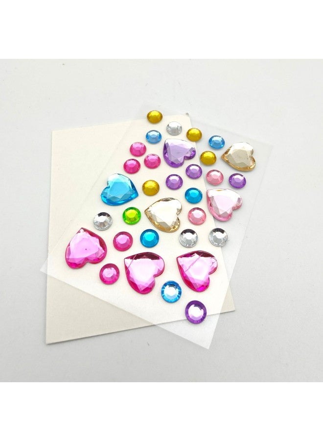 Explosions DIY Acrylic Diamond Sticker Photo Frame Decorative Sticker Accessories Material Closed Bag Water Drops Love Piece-Specifications Support Image Upload:Mini Colorful Love Baby's Breath 4.5*6cm - Image 1