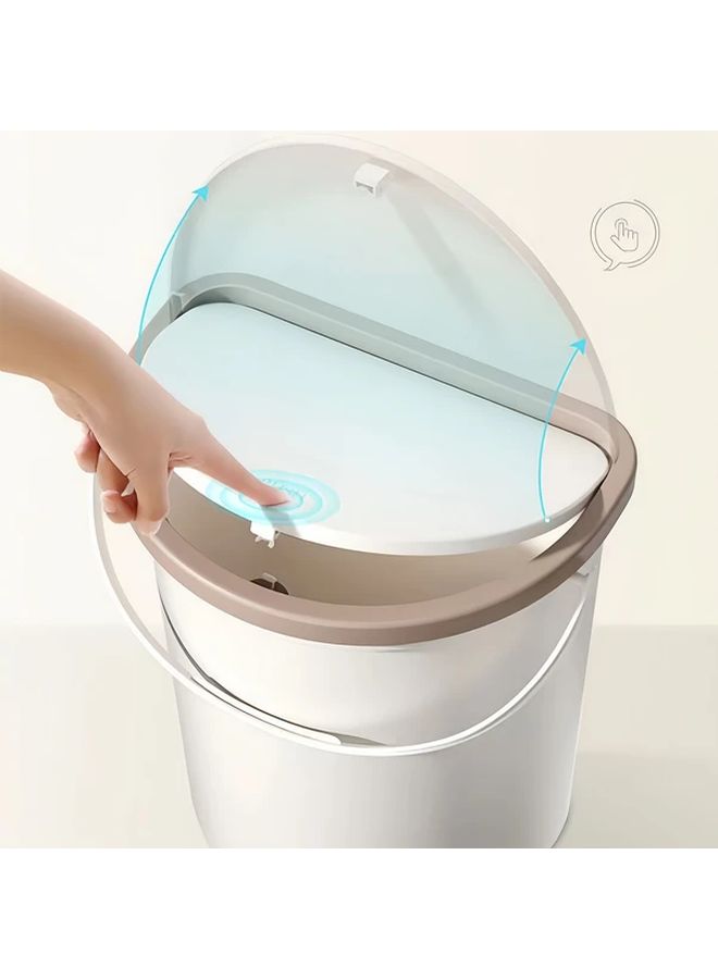 Compact RV Trash Can With Lid Portable Easy Clean Travel Waste Basket 1pc - Image 4