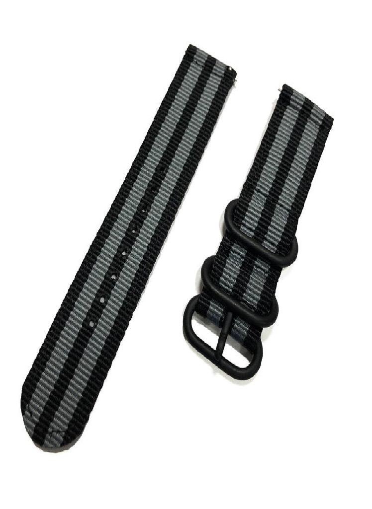 Eckek - Nylon Sport Band Strap for Gear S3 S2 S4 Frontier/classic Sport Active 2 Galaxy Watch 46mm 42mm for Huawei Watch 3 Gt 2 2e Pro Amazfit - Image 1