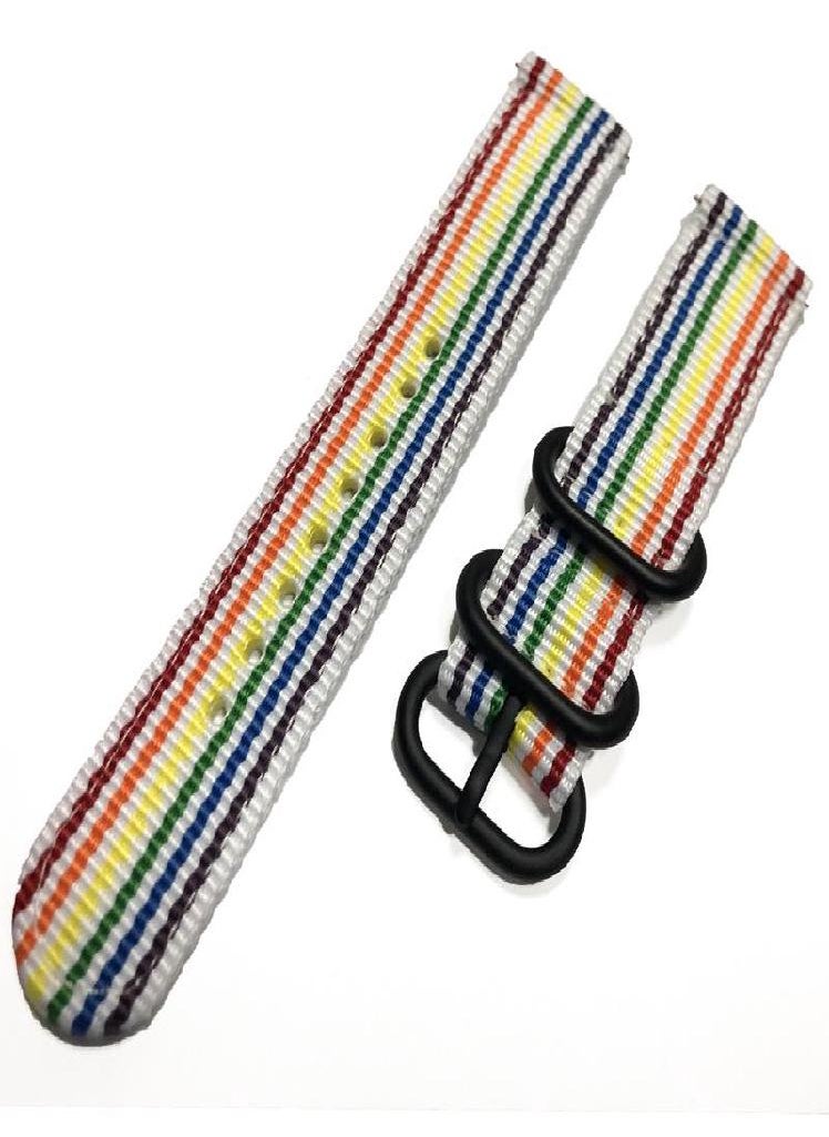 Eckek - Nylon Sport Band Strap for Gear S3 S2 S4 Frontier/classic Sport Active 2 Galaxy Watch 46mm 42mm for Huawei Watch 3 Gt 2 2e Pro Amazfit - Image 1