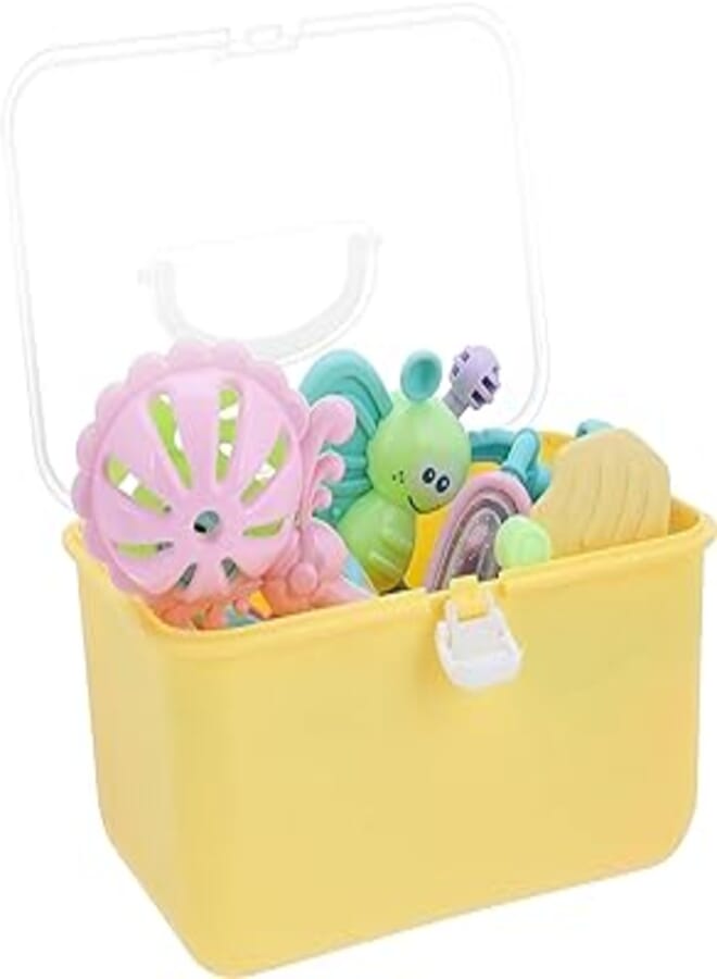 Other Baby Rattle Contains 7 Different Shapes By Delicate Baby Rattle Sound -Multi Color
