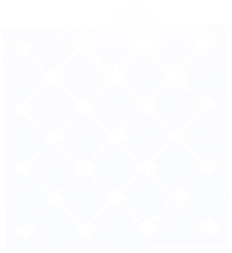 Designer Stencils Mini Fleur de Lis Allover Pattern Cookie and Craft Stencil CM006 by Designer Stencils - Image 4
