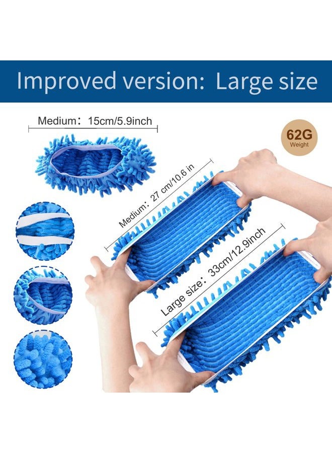 Cosywell Mop Slippers Shoes Cover Dust Duster Slippers Cleaning Floor House Washable 10 PCS 5 Pairs - Image 2