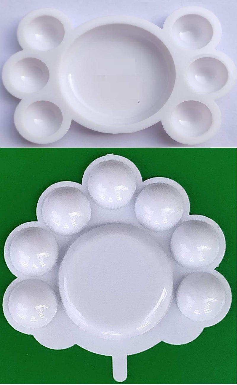 FIRST CLICK Art Coloring Palette Set of 4 Pcs Flower & Mini Shapes Size 12cm X 8cm / Size 12cm X 12cm - Image 2