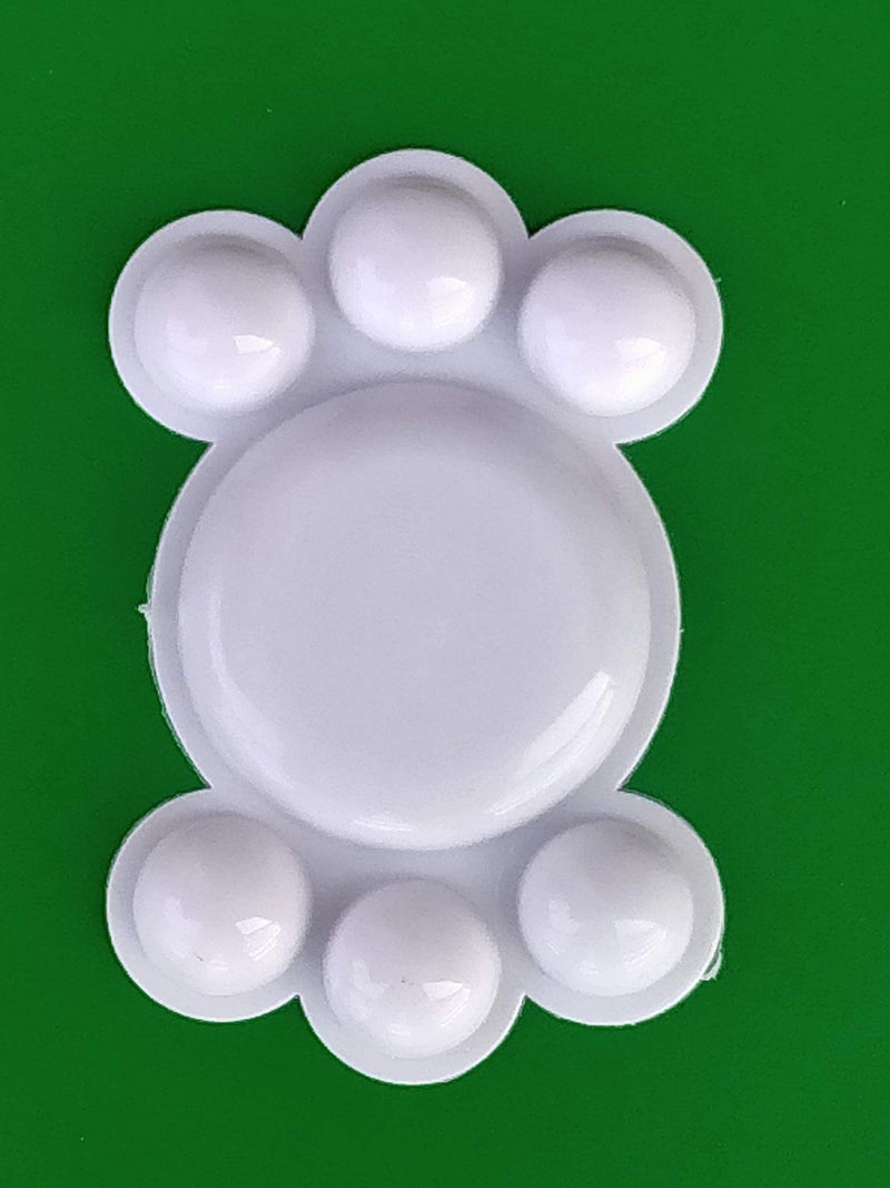 FIRST CLICK Art Coloring Palette Set of 4 Pcs Flower & Mini Shapes Size 12cm X 8cm / Size 12cm X 12cm - Image 4