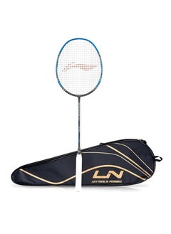 3D Calibar X Combat Carbon Fiber Strung Badminton Racket with Full Racket Cover | For Professional Players | 85 grams |Maximum String Tension - 30lbs
