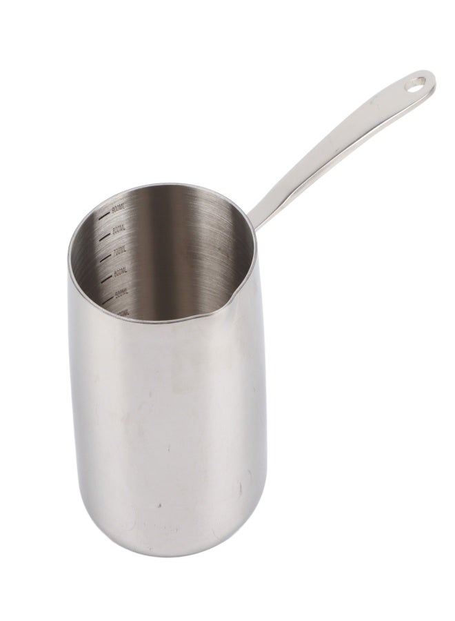 Butter Warmer Pot Quick Heat Conduction Three Layers Stainless Steel Butter Warmer with Accurate Scales Hole 900ML - Image 1