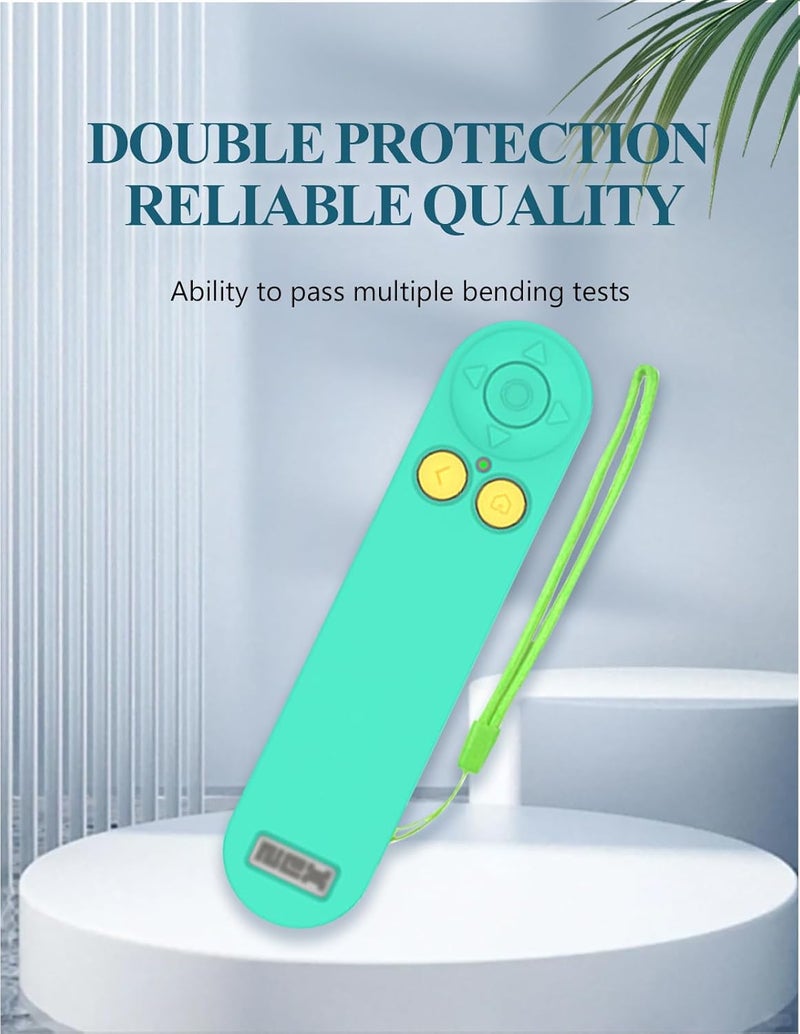 WUNIAK Case for Nex Playground Game System Remote，Anti Slip Silicone Protective Cover Skin Sleeve for Playground Game System Remote Control，Green - Image 3