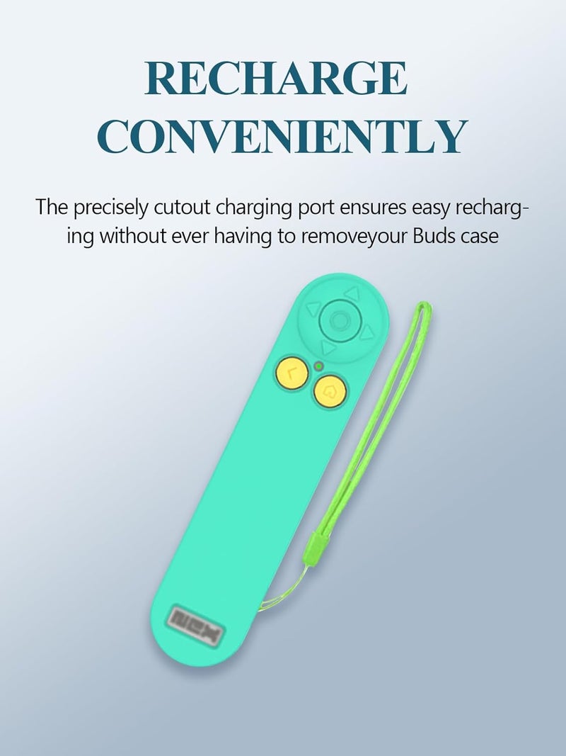WUNIAK Case for Nex Playground Game System Remote，Anti Slip Silicone Protective Cover Skin Sleeve for Playground Game System Remote Control，Green - Image 4