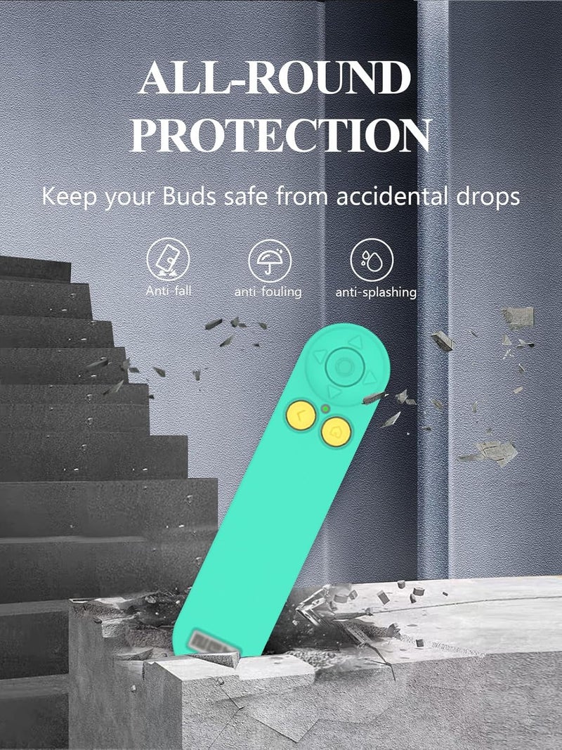 WUNIAK Case for Nex Playground Game System Remote，Anti Slip Silicone Protective Cover Skin Sleeve for Playground Game System Remote Control，Green - Image 5