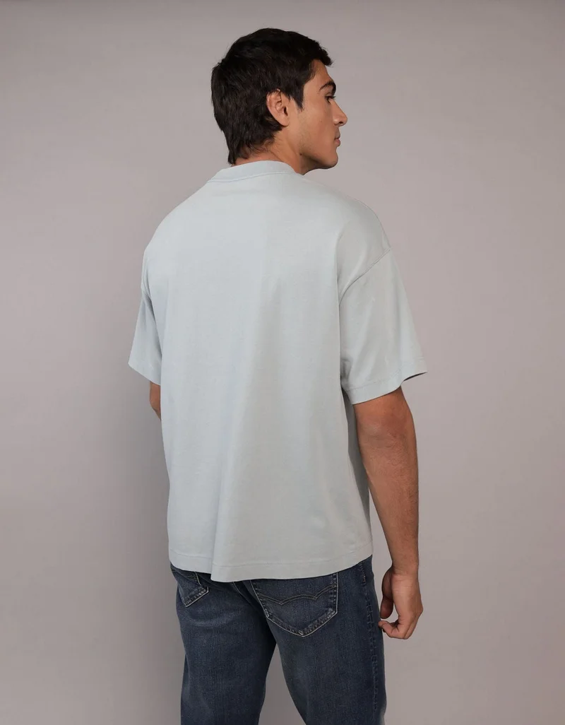 امريكان ايجل تي-شيرت فضفاضة مزين بطبعة الشعار