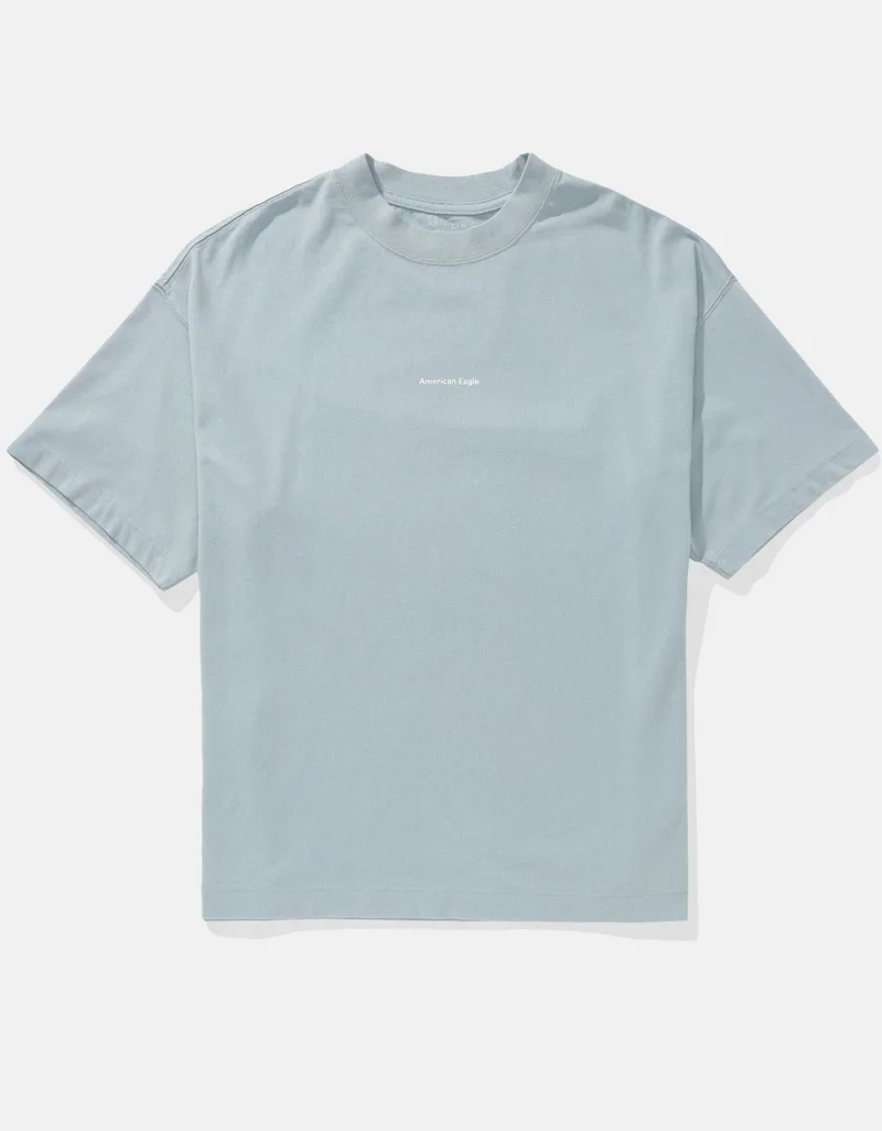 American Eagle  AE Oversized Logo Graphic T-Shirt for Men | Best Price UAE