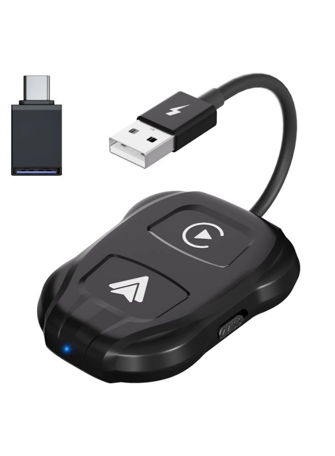High-Speed Wireless Adaptor Compatible WithCarPlay & Android Auto Adapter – Convert Wired to Wireless for iPhone & Android, Fast Connection, No Lag or Freezing - Image 2