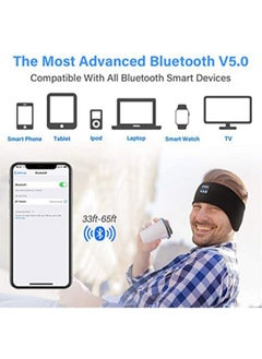 Sports headband with Bluetooth earphones, wireless music earphones, sleep mask earplugs, suitable for side lying exercise, running, insomnia, travel, yoga, IPX6 waterproof - pzsku/Z3A7C5ECCE15EE3DC662EZ/45/_/1728468353/d9c1a759-dba3-4316-996a-b9563f37ca1f