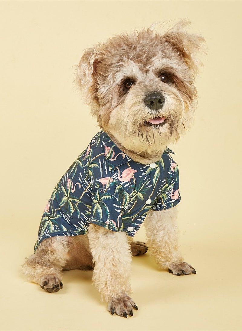 Loquat Squality Pet Dog Clothes Beach Shirts Casual Spring And Summer Clothes - Image 2