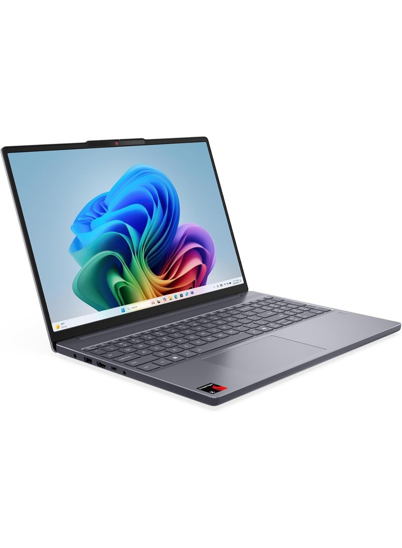 Lenovo IdeaPad Slim 3 2025 Laptop 15.3" WUXGA IPS Touchscreen 8-Core Qualcomm Snapdragon X1-26-100 16GB LPDDR5 256GB SSD, Qualcomm Adreno Wi-Fi 7 Backlit Keyboard Fingerprin English Luna grey - Image 2