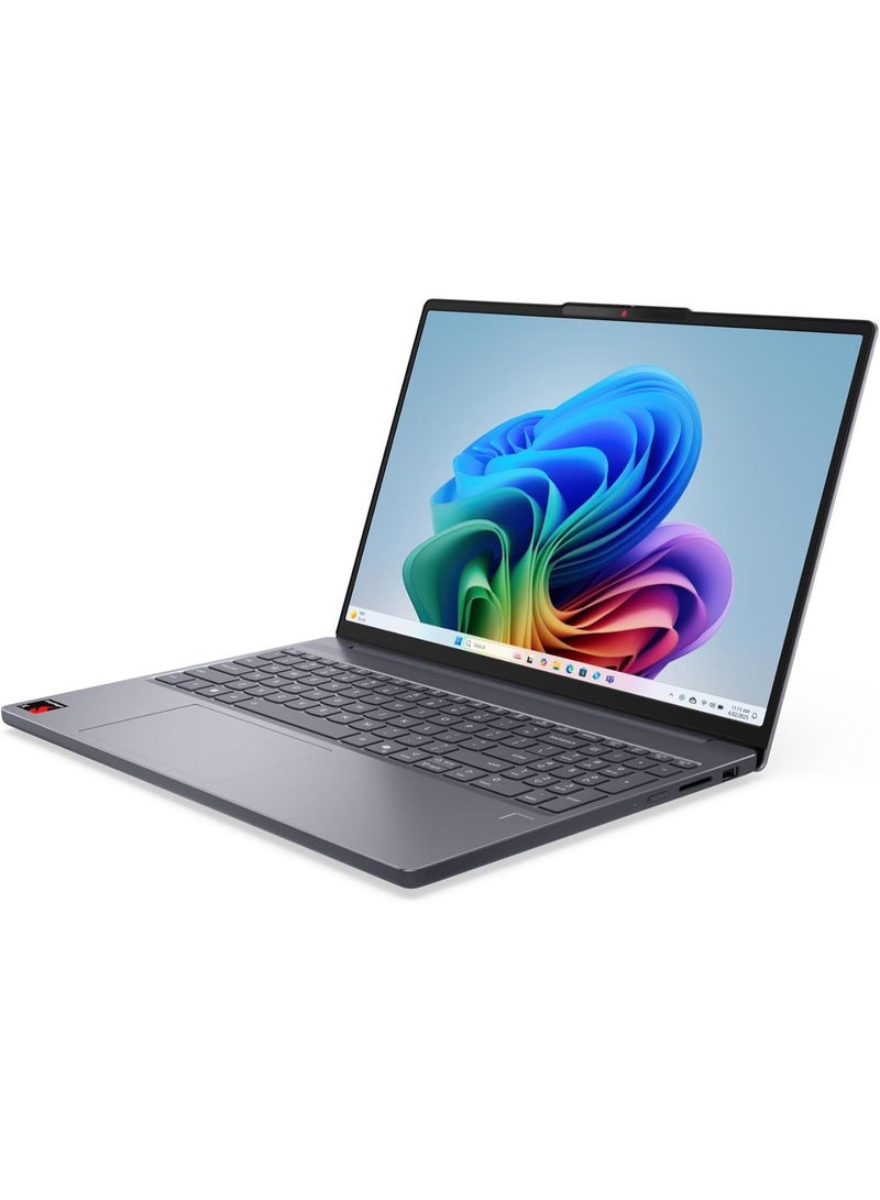 Lenovo IdeaPad Slim 3 2025 Laptop 15.3" WUXGA IPS Touchscreen 8-Core Qualcomm Snapdragon X1-26-100 16GB LPDDR5 256GB SSD, Qualcomm Adreno Wi-Fi 7 Backlit Keyboard Fingerprin English Luna grey - Image 4