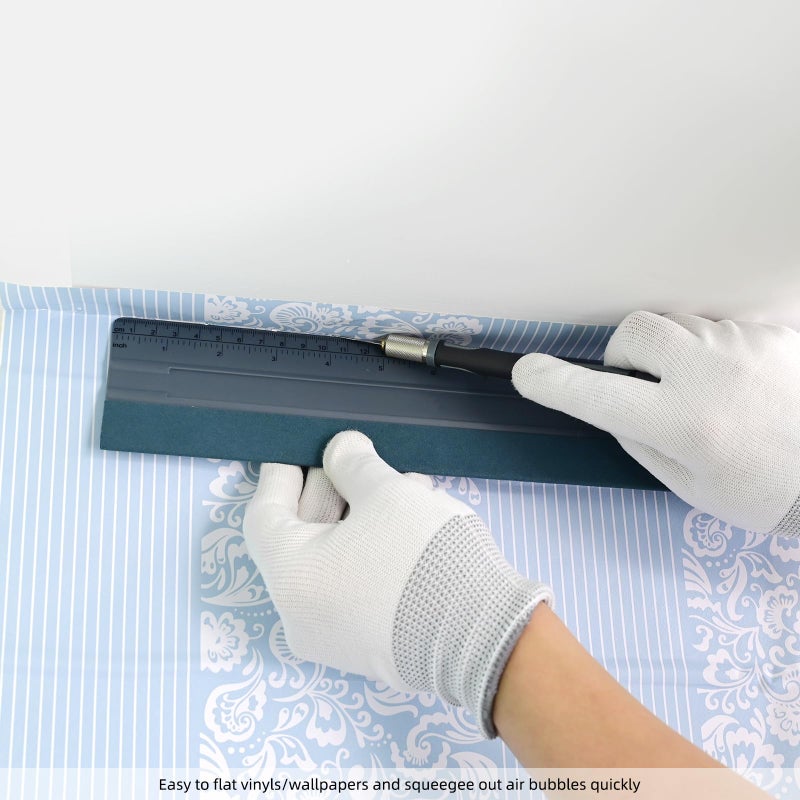 EHDIS Wallpaper Smoothing Tool Kit Wallpaper Smoothing Brush Large Wallpaper Squeegee for Applying Peel and Stick Wallpaper, Vinyl Backsplash Tile,Smoothing Wallcovering - Image 5