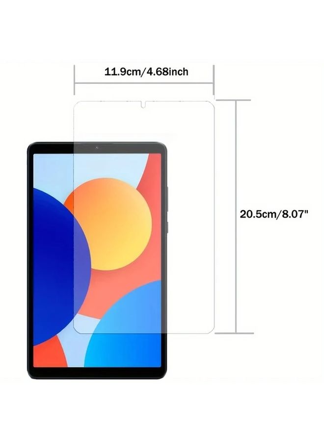 2 Pack Tempered Glass Screen Protector For 8.7 Inch Tablet 9H Hardness Anti Scratch - Image 2