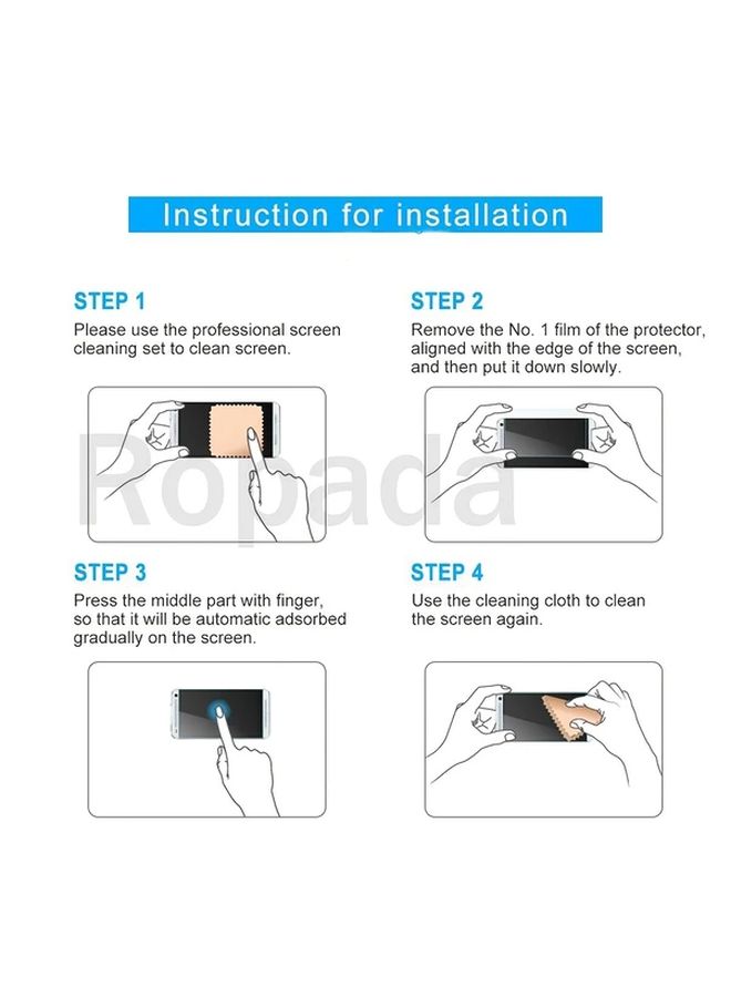 2 Pack Tempered Glass Screen Protector For 8.7 Inch Tablet 9H Hardness Anti Scratch - Image 5
