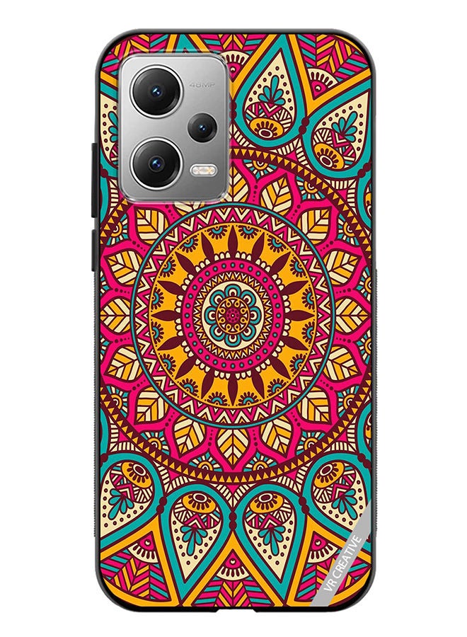 VR CREATIVE Protective Case Cover For Xiaomi Redmi Note 12 Mandala Design Multicolour - Image 1