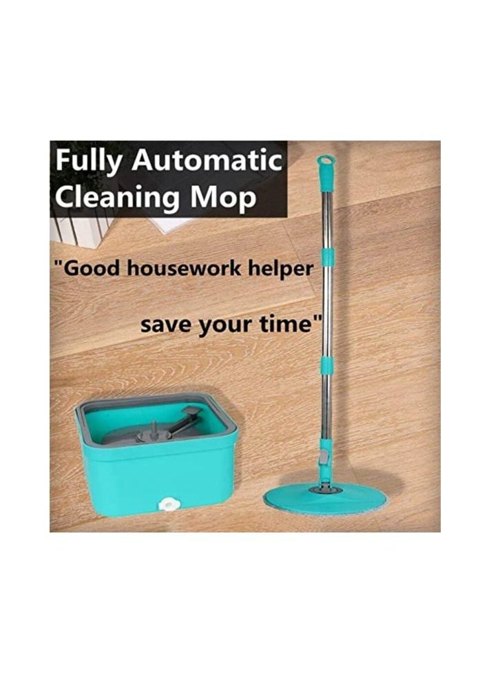 C M E - 360 Degree Rotating Cleaning Mop with Bucket - Image 1