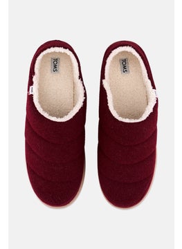 TOMS Women Ezra Quilted Slip On Shoes, Rhubard Red  - Image 3