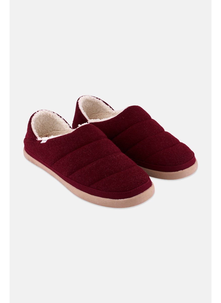 TOMS Women Ezra Quilted Slip On Shoes, Rhubard Red  - Image 1