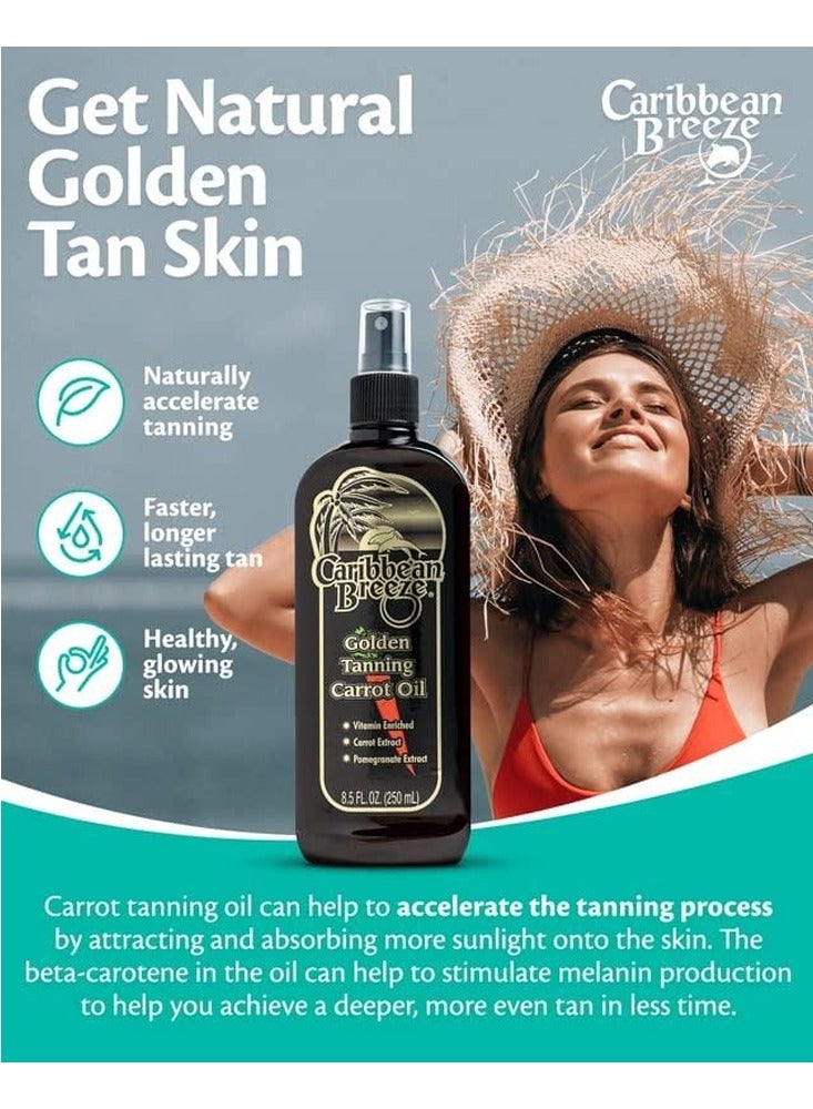 كاريبيان بريز زيت تسمير البشرة بالجزر 250 مل - Image 4