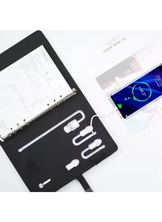 Generic - Smart business notebook with 8000mAh battery, 16G memory and 4-in-1 wireless charger - Image 1