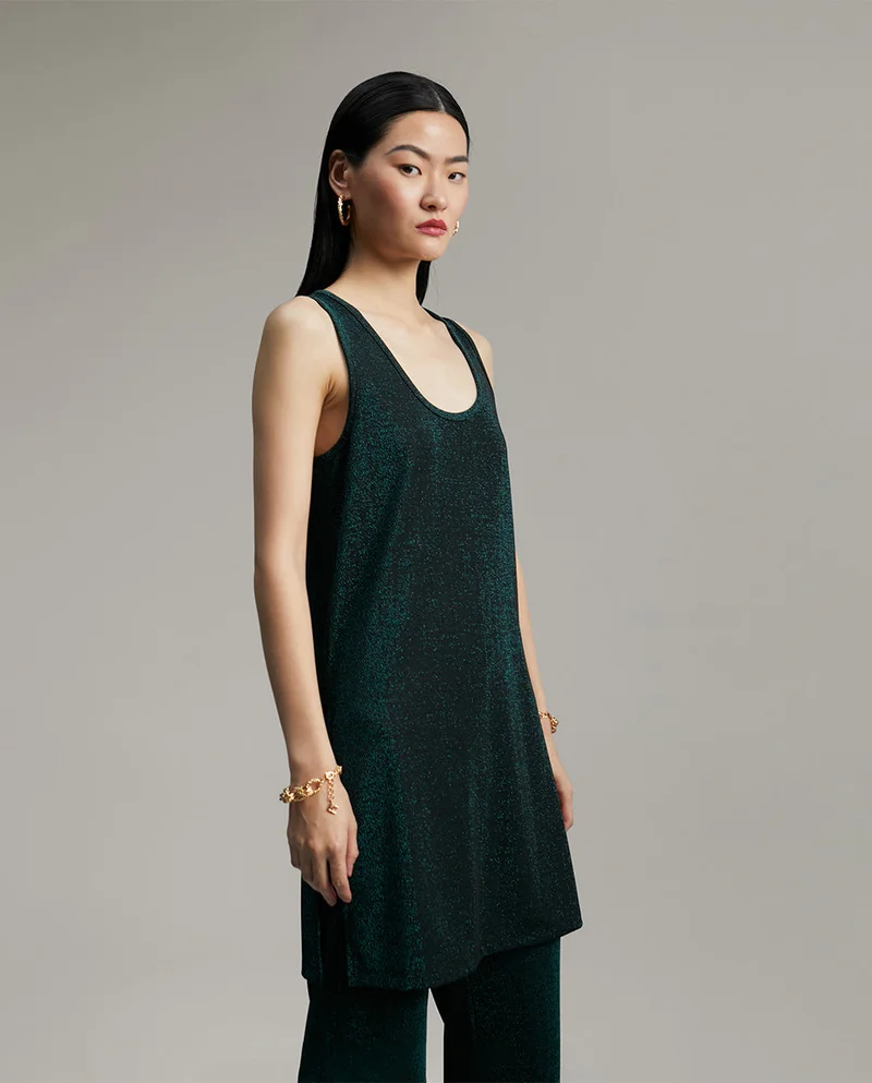 Lola Casademunt Long shimmer top