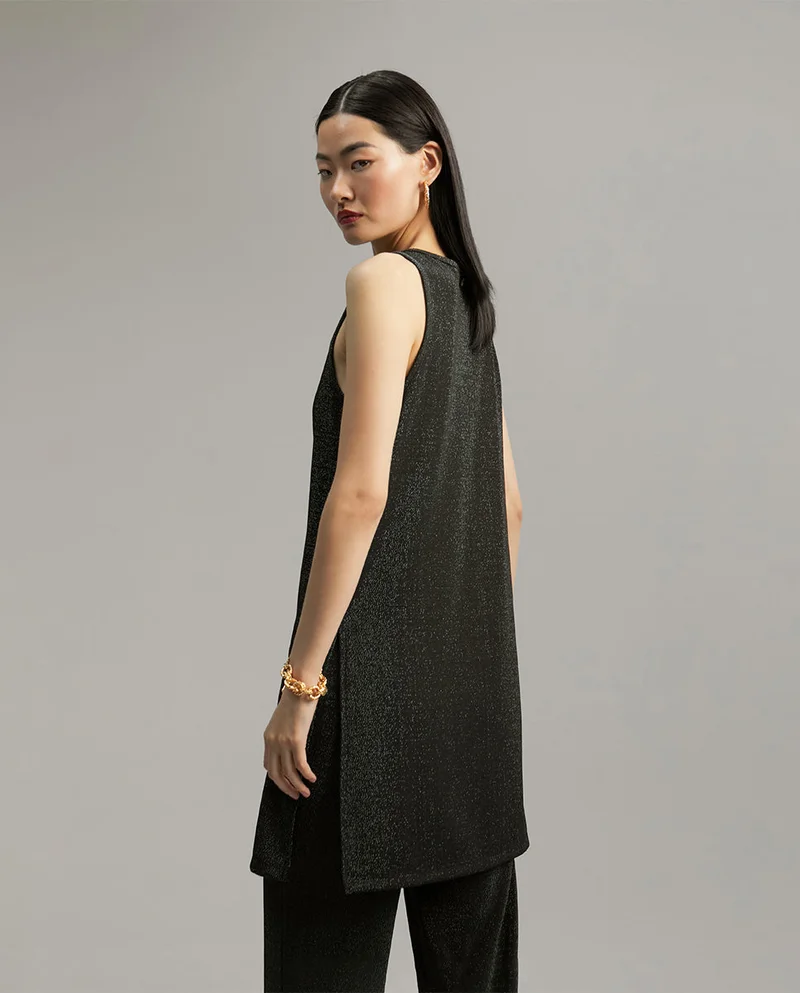 Lola Casademunt Long shimmer top