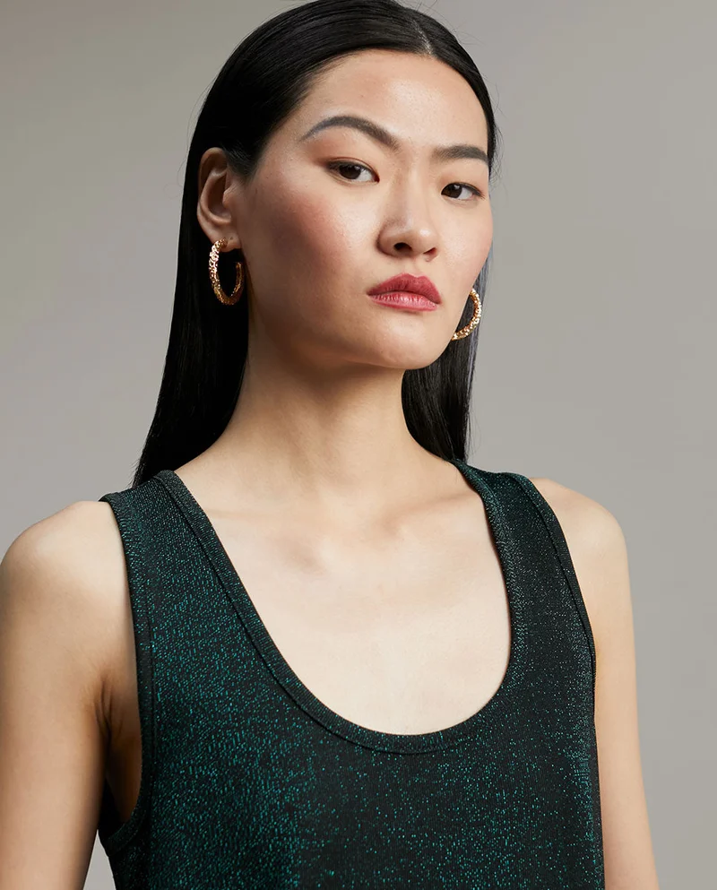 Lola Casademunt Long shimmer top