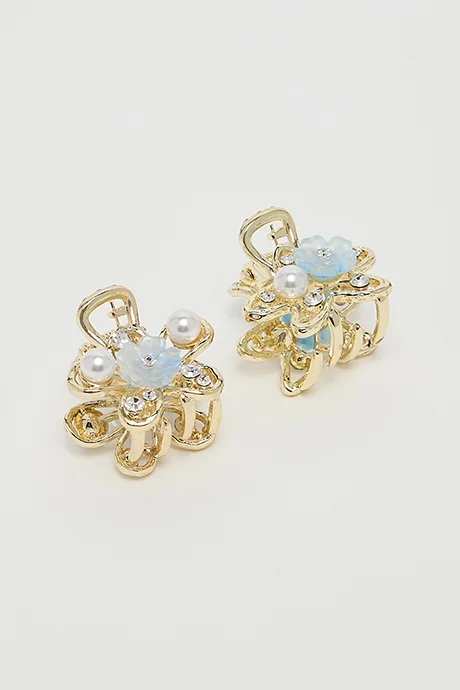 أر أند بي 2 Piece Studded Claw Clips