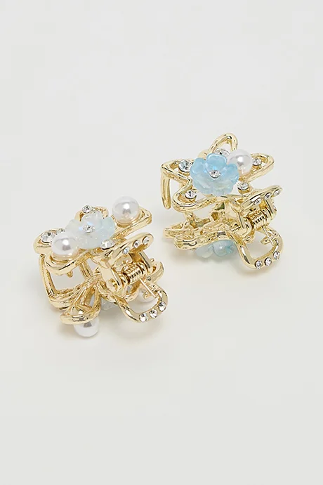 أر أند بي 2 Piece Studded Claw Clips