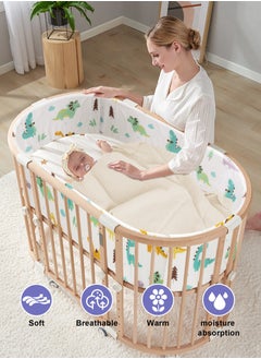 URbazaar Baby Blankets Knit Cable Babe Blanket Soft Airy Newborn Infant Receiving Swaddling Beige Neutral Crib Stroller 40"x30"  - Image 5