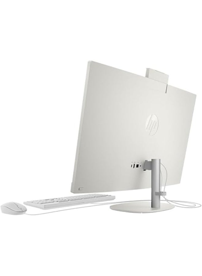 HP جهاز كمبيوتر مكتبي شامل (2024) بشاشة FHD مقاس 23.8 بوصة، مع معالج Core i5-1335U/ذاكرة RAM سعة 16 جيجابايت/قرص SSD سعة 1 تيرابايت/رسومات Intel Iris Xe/نظام Windows 11 Pro - Image 4