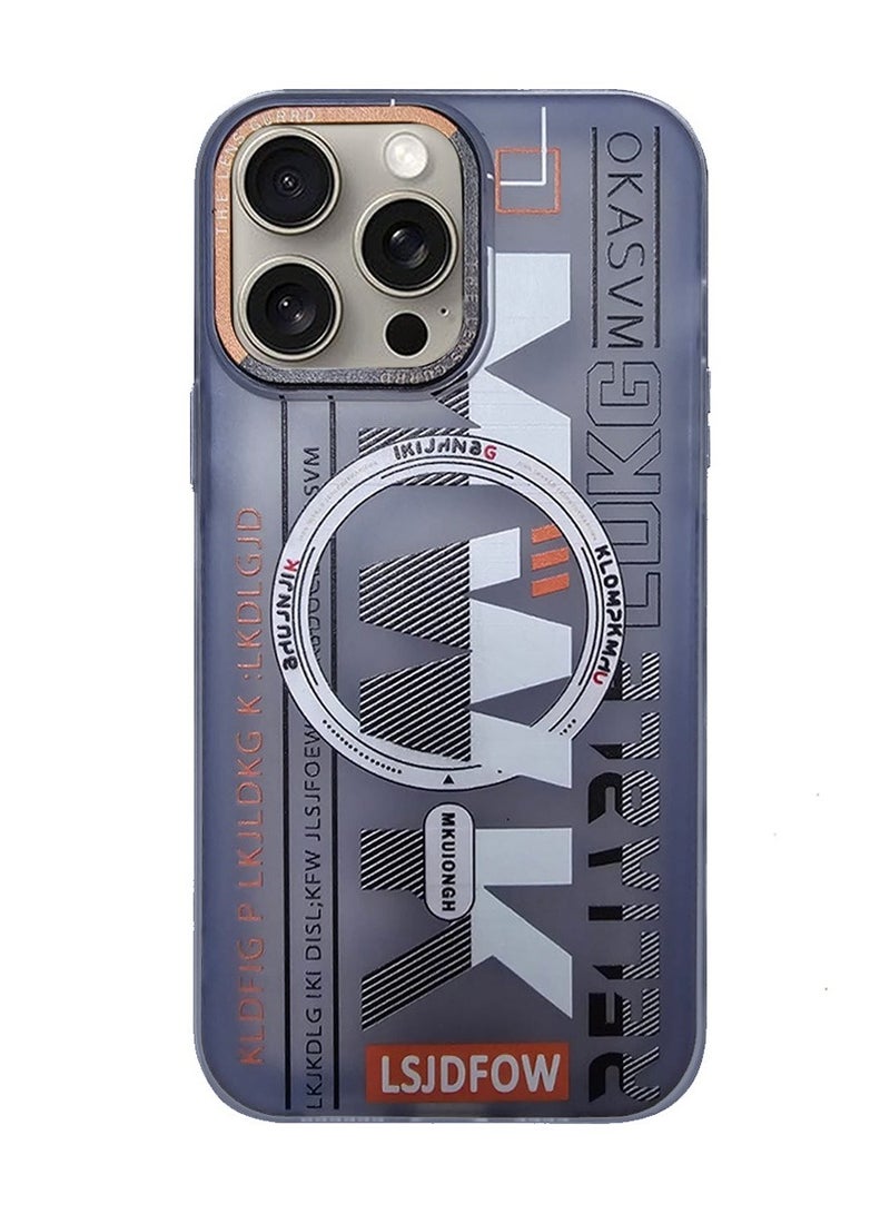 Techie حافظة TPU MWK مغناطيسية شفافة جمالية مع واقي عدسة كاميرا مرتفع لجهاز آبل آيفون 14 برو ماكس - بنفسجي فاتح - Image 2