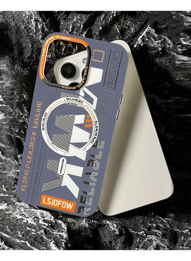 Techie حافظة TPU MWK مغناطيسية شفافة جمالية مع واقي عدسة كاميرا مرتفع لجهاز آبل آيفون 14 برو ماكس - بنفسجي فاتح - Image 4