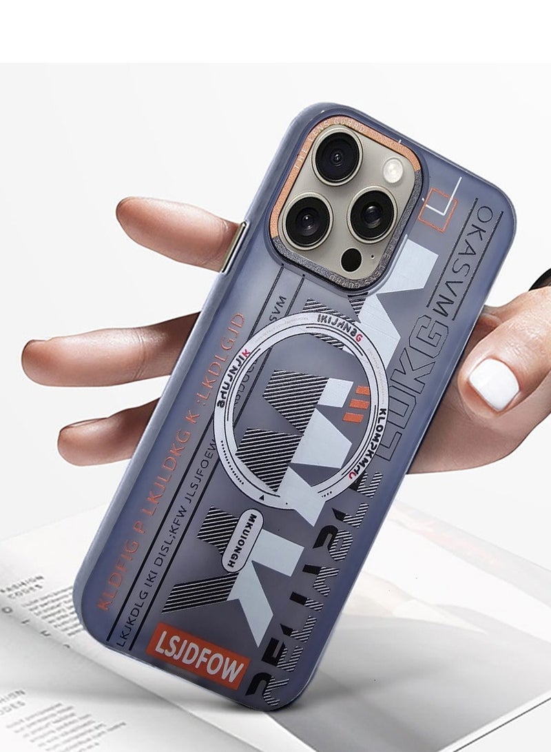 Techie حافظة TPU MWK مغناطيسية شفافة جمالية مع واقي عدسة كاميرا مرتفع لجهاز آبل آيفون 14 برو ماكس - بنفسجي فاتح - Image 3