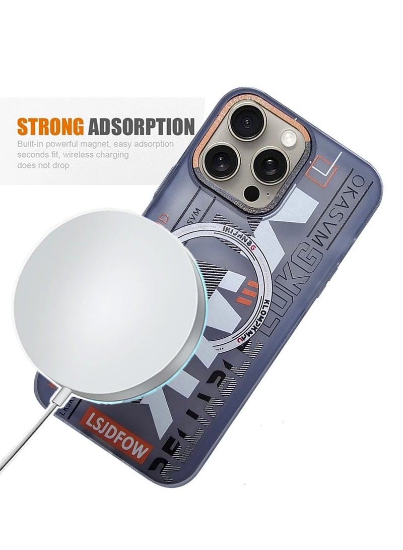 Techie حافظة TPU MWK مغناطيسية شفافة جمالية مع واقي عدسة كاميرا مرتفع لجهاز آبل آيفون 14 برو ماكس - بنفسجي فاتح - Image 5