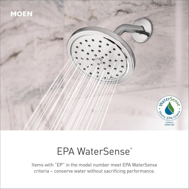 Moen Chrome One-Function Eco-Performance Showerhead, Model 6300EP - Image 2