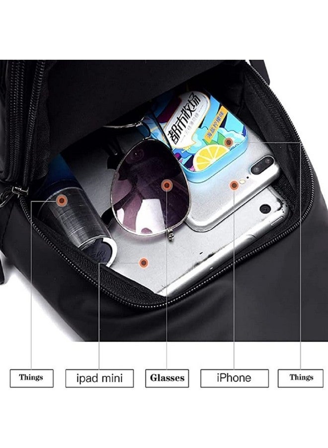 BRIGATTES Sling Bag for Men Crossbody Bag Chest Bag for Men Mobile Bag One Side Bag for Upto 8-inch iPad with Earphone Port Water-resistant for Daily Use Small Items - Image 2