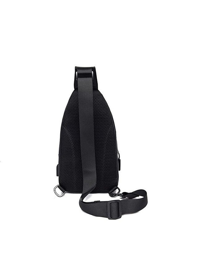 BRIGATTES Sling Bag for Men Crossbody Bag Chest Bag for Men Mobile Bag One Side Bag for Upto 8-inch iPad with Earphone Port Water-resistant for Daily Use Small Items - Image 4