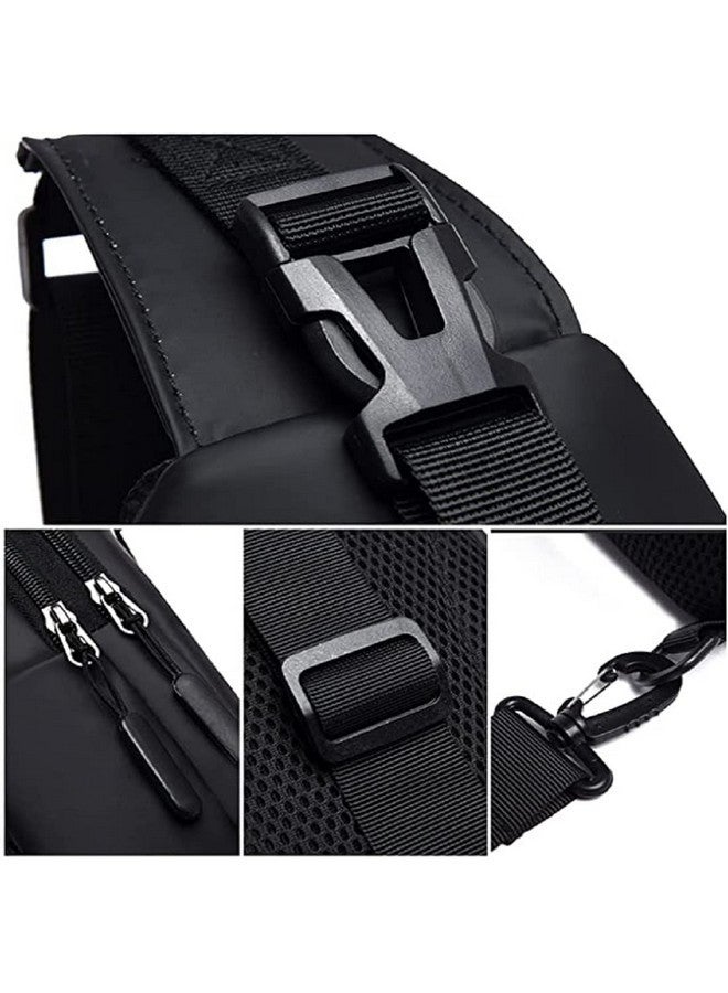 BRIGATTES Sling Bag for Men Crossbody Bag Chest Bag for Men Mobile Bag One Side Bag for Upto 8-inch iPad with Earphone Port Water-resistant for Daily Use Small Items - Image 3