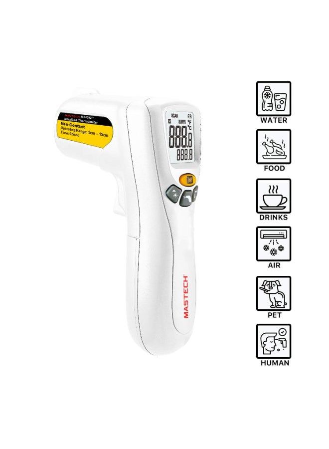 MASTECH Digital Infrared Thermometer, Non-Contact Temperature Measurement for Adults Kids and Surface Temperature Measurement, No-Touch Thermometer - Image 3