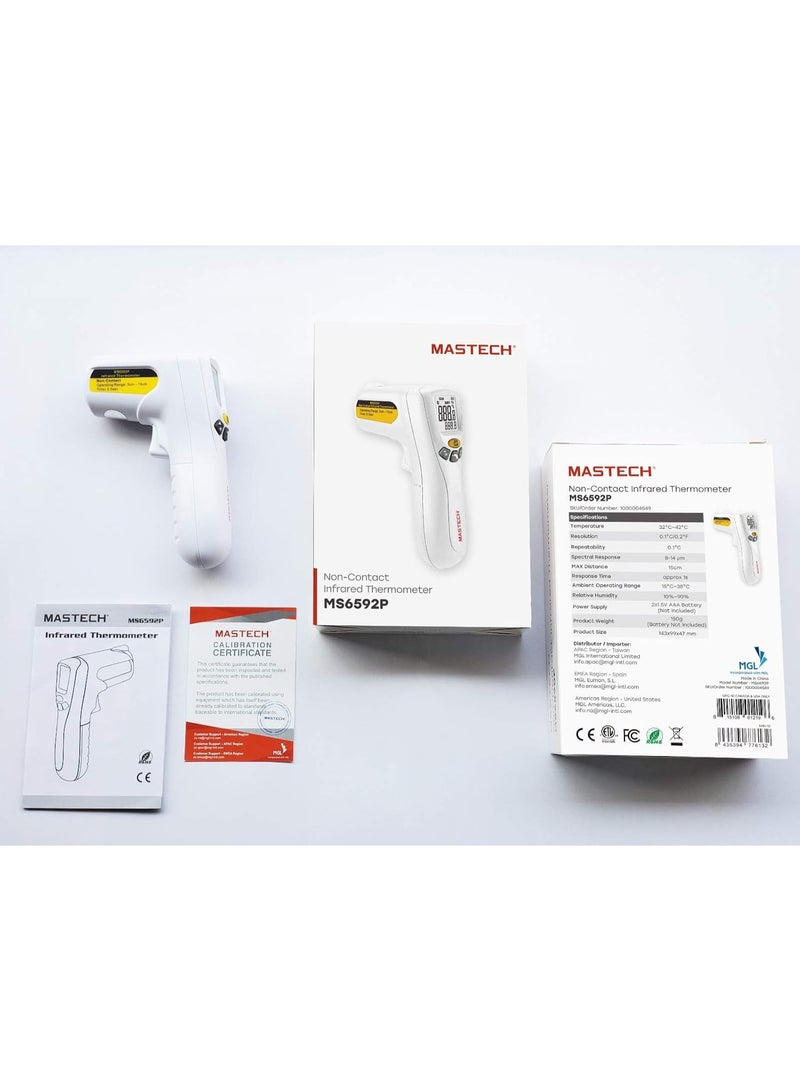 MASTECH Digital Infrared Thermometer, Non-Contact Temperature Measurement for Adults Kids and Surface Temperature Measurement, No-Touch Thermometer - Image 4