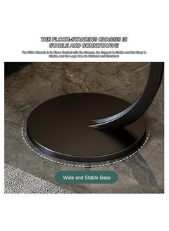 Organized Home Modern Style Round Side Table C Shaped Coffee Table Living Room Sofa Side Table for Indoor Living Room Bedroom Office Outdoor Small Spaces  - Image 5