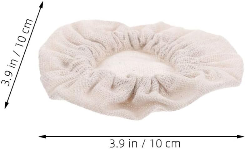 2pcs Sourdough Starter Cloth Covers Elastic Fermentation Jar Caps Breathable Glass Jar Lid Replacement for Kitchen Canning and Bread Fermentation - Image 2